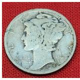 1942-D Mercury Dime
