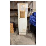 White Metal Storage Cabinet