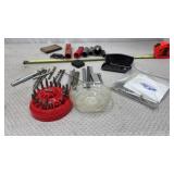Drill Bits, Sockets and Driver Boot Set and more