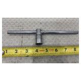 1/2" Drive 12" Sliding T-Handle & 4mm Socket