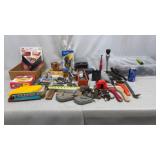 Home Repair, Chalk Line, Gauges, Sockets, lots of