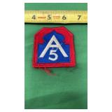WWII US Army Fifth Army Patch 5th Army SSI