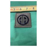 US Army 82nd Airborne Division subdued patch, AA"