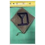 US Army 26th Infantry Division shoulder patch