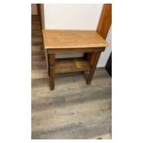 Wooden side table 26x27x16 in
