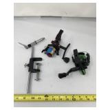 Aqst CK200 reel, balanced rotor reel and a Terra