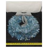 Blue and silver wreath