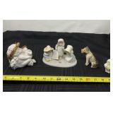 Circle of Friends, Angel, child and dog figurines