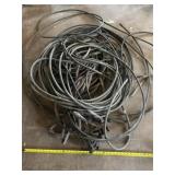 Several garden hoses