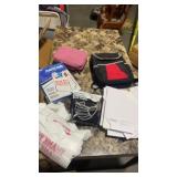 Backpack, lunch box, file organizers, thx u bags,