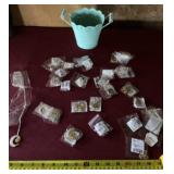 Bucket full of personalized jewelry