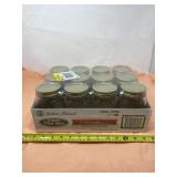 New in package 12 regular pint mason jars with
