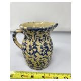 Robinson Ransbottom blue sponge ware pottery