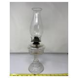 Vintage kerosene oil lamp with an Eagle number