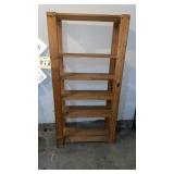 Wooden 6 shelf storage