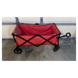 Fold up red  cart