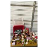 Christmas decorations, cookies plate, grinch