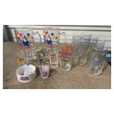 Spuds Bud light mugs, shot glasses , ashtray,
