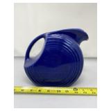 Fiesta 67 oz large cobalt blue disk pitcher with