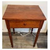 Wood table w drawer 24x30x 20 in