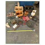 Baskets, pitcher and all decor