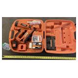 Paslode cordless angled finish Nailer with nails,