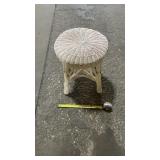 Wicker stool