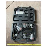 Sunco air  finish nailer and staplers in case