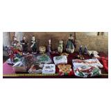 Christmas towels, candles, potpourri and music