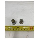 Two vintage thimbles