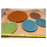 Fiesta plates of different sizes