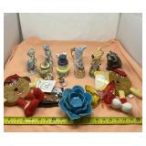 Trinket box, stuffed toys and decor