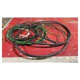 Covered wire, black covered heavy duty