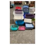 Totes lids plastic baskets