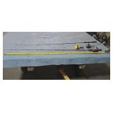 Fishing poles and reels