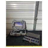 Electric Dremel Trio in case with attachments and