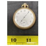 Crown pocket watch with some moisture on the