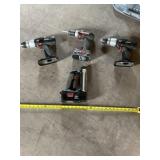 Craftsman light and drills, two batteries but no