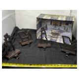 Christmas stocking holders witu box and lid