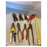 Lenox and other brands pliers, cutters,