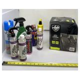 New 2 pack seat covers and detail cleaners