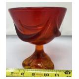 Viking glass epic line six petal persimmon