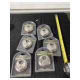 Six new Hammerstone stainless circle padlocks