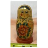 Set of traditional nesting dolls