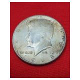 1964 Kennedy 90% Silver Half Dollar