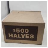 $500. Unsearched Kennedy  Silver? Half Dollar Box