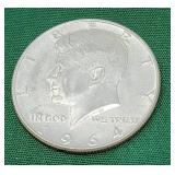 1964 Kennedy 90% Silver Half Dollar