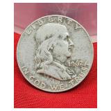 1962-D Franklin Silver Half Dollar