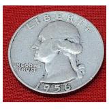 1956-D Washington Silver Quarter
