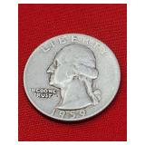 1959-D Washington Silver Quarter